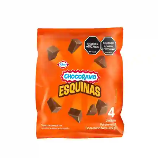 Chocoramo Esquinas 200 g x4Und