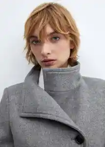 Abrigo Sirenita Gris Talla 24 Mujer Mango