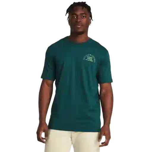 Under Armour Camiseta Graphc Hombre Verde Talla LG