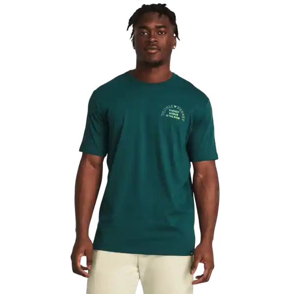 Under Armour Camiseta Graphc Hombre Verde Talla LG