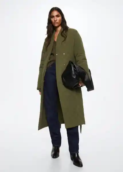 Anorak Verdure Khaki Talla 18 Mujer Mango