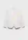Saco Americana Boreli Off White Talla 36 Mujer Mango
