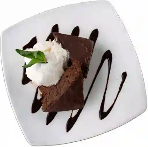 Brownie con Helado