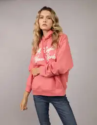 Buzo Mujer Naranja Talla: MEDIUM 2348199 American Eagle