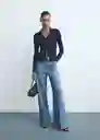 Jean Elise Tejano Medio Talla 32 Mujer Mango