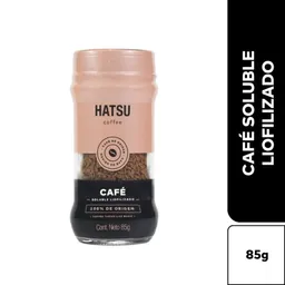 Hatsu Café Soluble Instantáneo 85 g