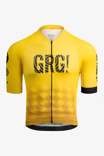 Jersey de Ciclismo Coolblack Jaune Unisex T. XS KM200 Go Rigo Go