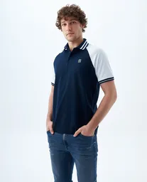 Camiseta Hombre Azul Talla M 809f015 Americanino