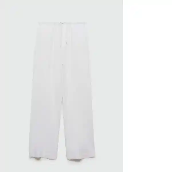 Pantalón Travis Blanco Talla 18 Mujer Mango