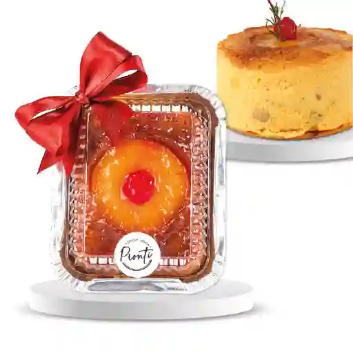 Torta volteado de piña