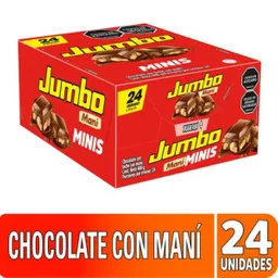 Jumbo Chocolatina Maní Minis