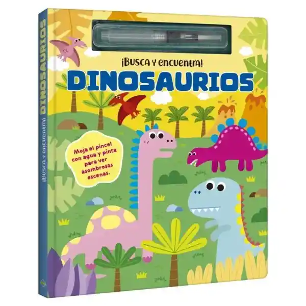 Busca y Encuentra Diversión Para Pintar Con Agua! Dinosaurios
