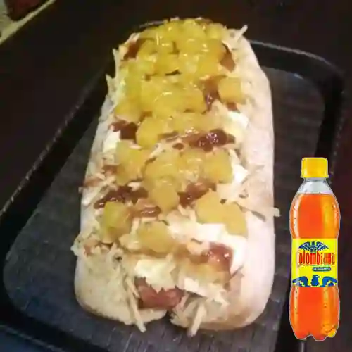 Combo Perro Caliente Hawaino + Colombiana 250 ml