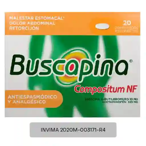 Buscapina Comprimidos Recubiertos(10 mg / 325 mg) 