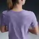 Nike Camiseta Manga Corta Mujer Morado Talla XS