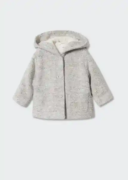 Abrigo Neve3 Gris Talla 71 Niñas Mango