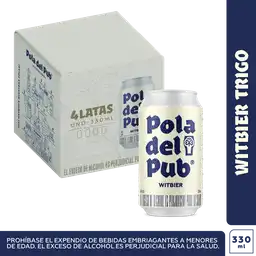 Pola del Pub 4-pack cerveza Witbier 330 Ml