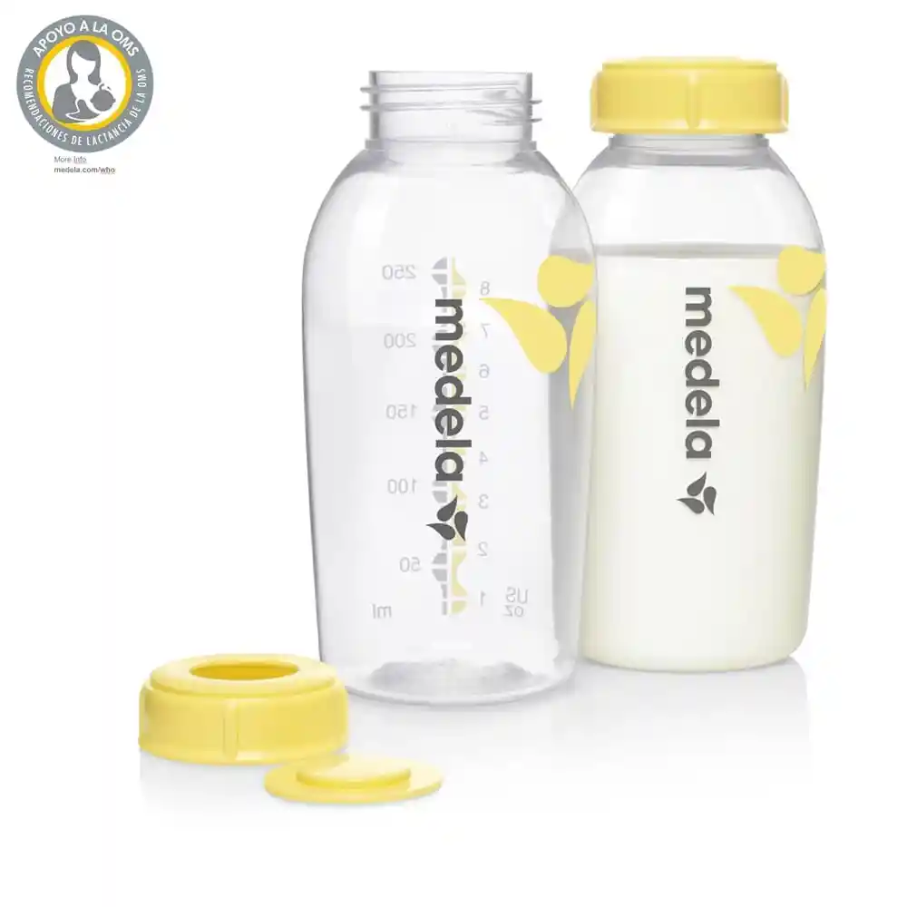 Medela Contenedor Para Leche Materna X2 Transparente 8Oz