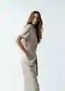 Enterizo Lucy Gris Niebla Claro Talla M Mujer 561G360 Naf Naf