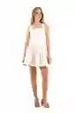 Vestido Corto Miuccia Marfil Talla XS Mercedes Campuzano