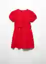 Vestido Iolani Niñas Rojo Talla 7 Mango