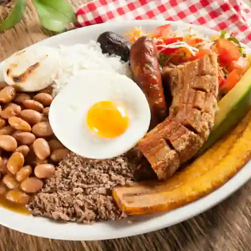 Combo Bandeja Paisa Tradicional + Oblea