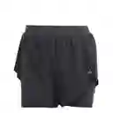 Adidas Short D4t Hiit 2in1sh Mujer Negro Talla M IM8178