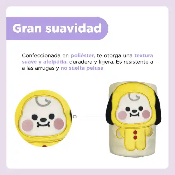 Manta 3D Baby Chimmy Serie Bt21 Miniso