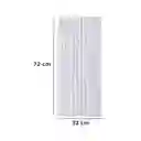 Toalla de Baño Rayas Gris Miniso