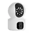 Nexht Cámara Seguridad Inalámbrica Para Interiores Doble Lente