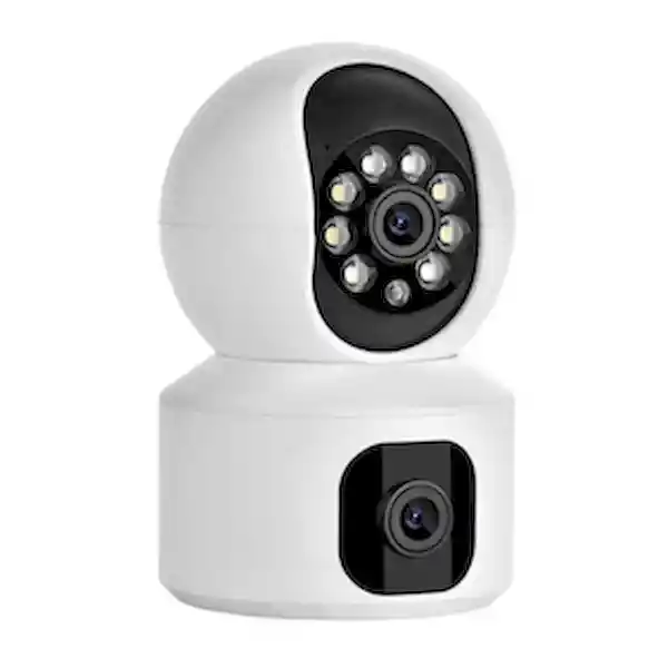 Nexht Cámara Seguridad Inalámbrica Para Interiores Doble Lente