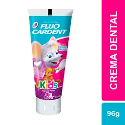 Crema Dental Fluocardent Kids sin Fluor x 96 g