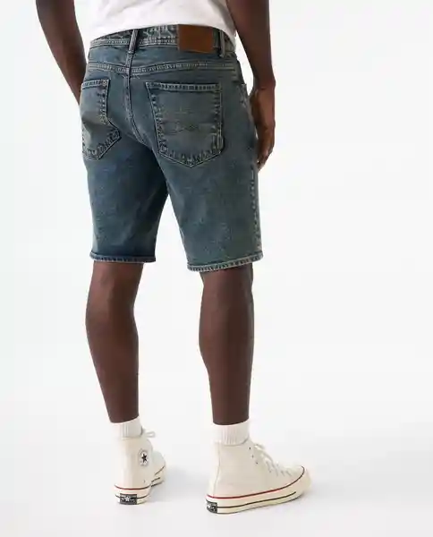 Bermuda Hombre Azul Talla 36 552G000_AZU174021