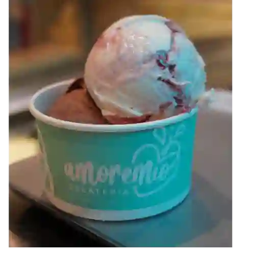 Helado en Vaso Vegano Dos Sabores