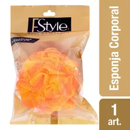 Freestyle Esponja de Baño Corporal Color Naranja