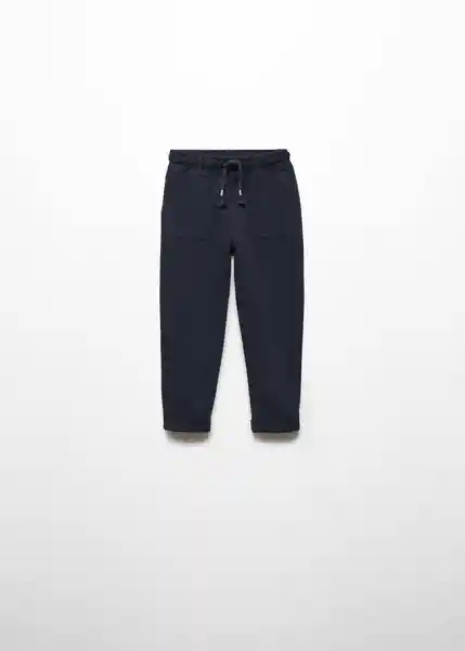 Pantalón Mitreb Navy Talla 67 Niños Mango