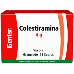 Colestiramina Genfar 15 Sobres