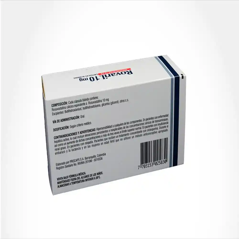 Rovaril (10 mg) Cápsulas