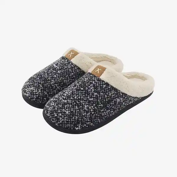 Inkanta Pantuflas Fauxwool Mujer Gris M