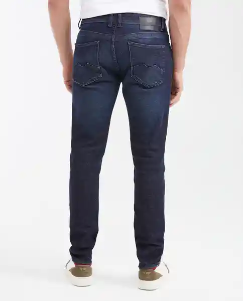 Jean Famous Masculino Azul Dark Talla 32/32 Chevignon