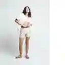 Camisa Umber Mujer Crudo Puro Claro Talla L 511F302 Naf Naf