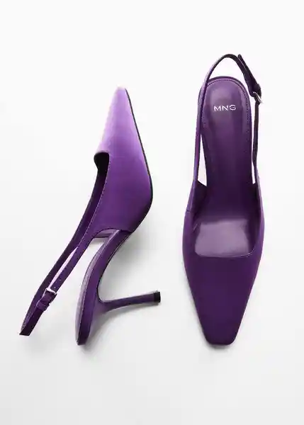 Zapatos Color Morado Talla 35 Mujer Mango