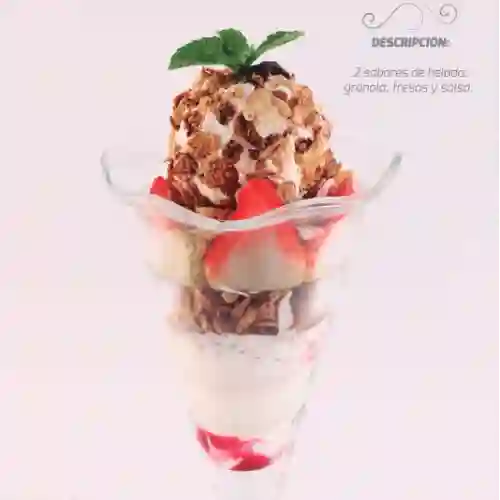 Granola con Fresas
