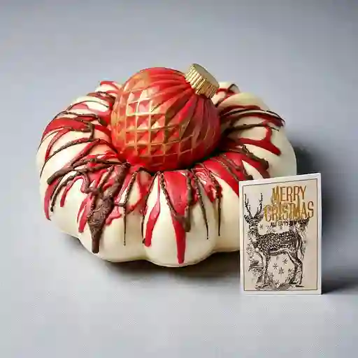 Postre Helado Flor de Navidad Ch B