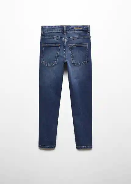 Jean Slim Tejano Niños Oscuro Talla 8 Mango