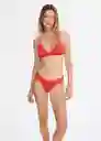 Braga Onditab Rojo Talla L Mujer Mango
