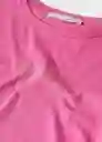 Camiseta Mangolog-H Rosa Talla S Mujer Mango