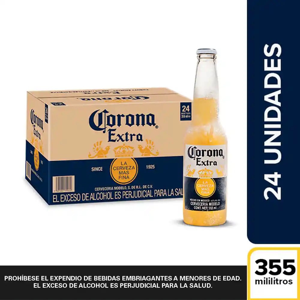 Corona Cerveza Extra x 12 Und