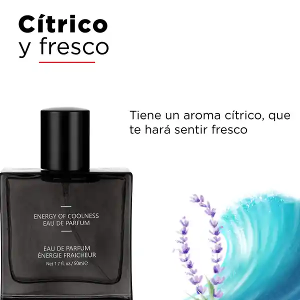 Locion Para Hombre Energy Of Coolness 50 Ml