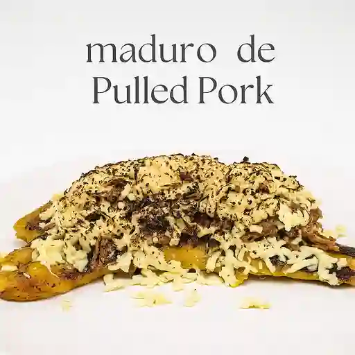 Maduro de pulled pork